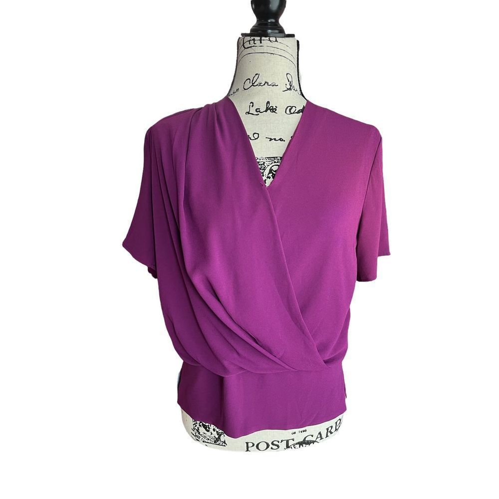 MM LaFleur Women’s Antonia Top Plum size Small NWT